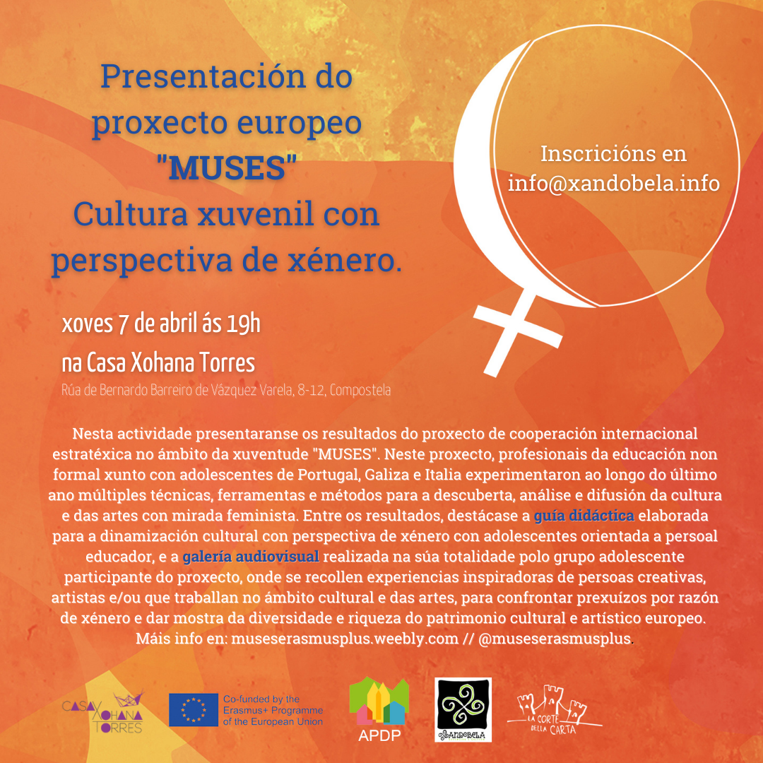 Presentación dos resultados do proxecto europeo "Muses: cultura xuvenil con perspectiva de xénero"